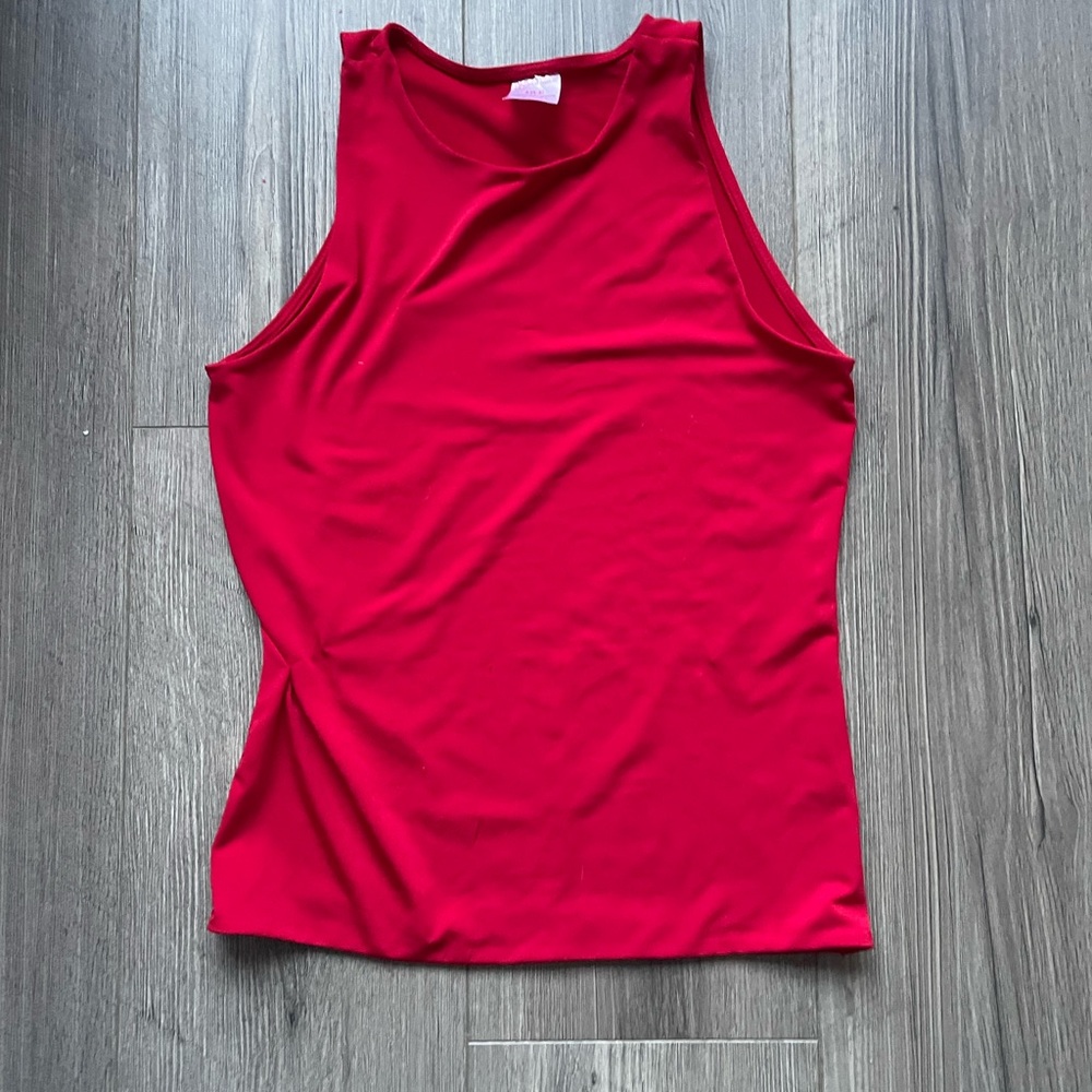 No Boundaries Bright Red Tank Top - Women's Sleeveless